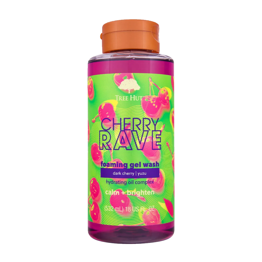 Tree Hut Cherry Rave Foaming Gel Wash 532ml - Гель для душу Tree Hut Cherry Rave Foaming Gel Wash 532ml - Гель для душу